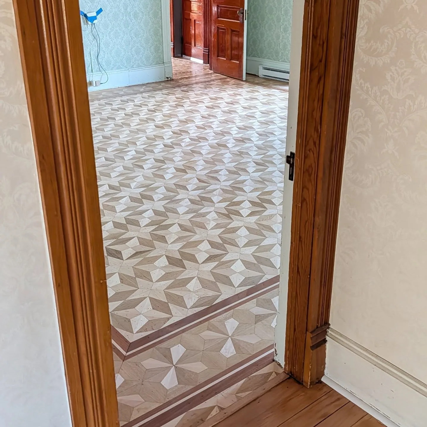 1898 Brick House Parquet — hardwood flooring, Helena, MT