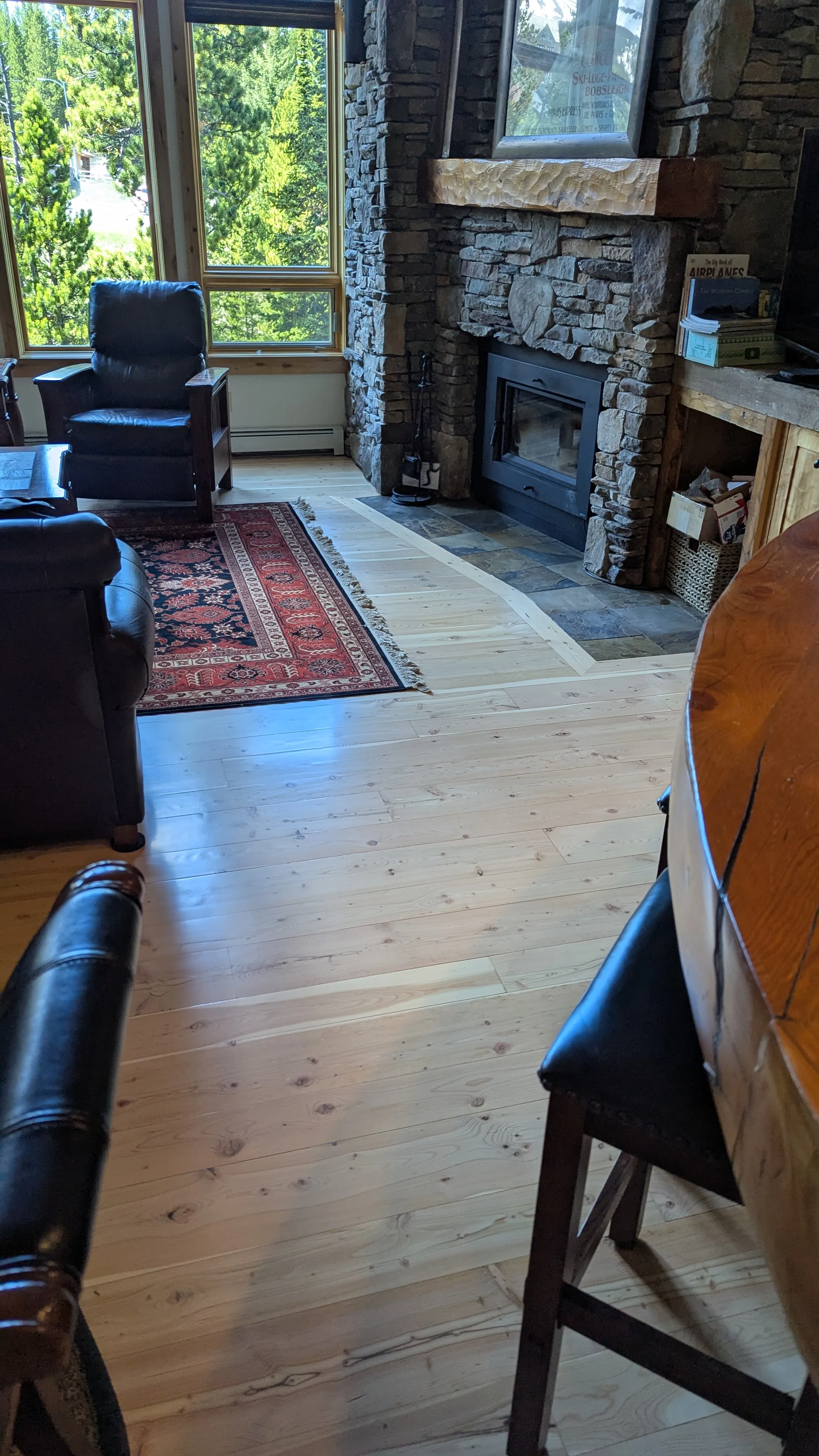 Big Sky Ski Chalet — hardwood flooring, Big Sky, MT