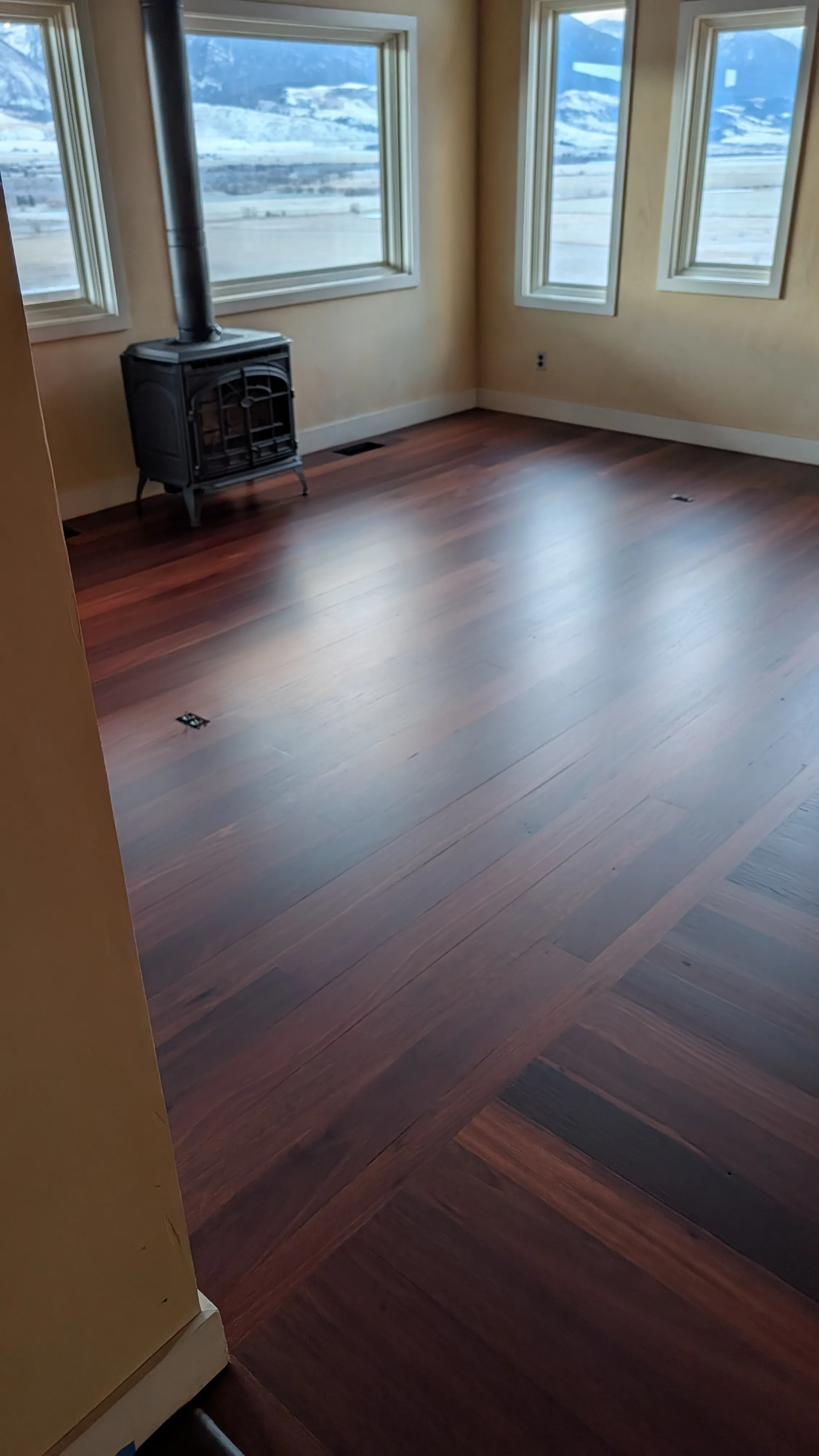 Paradise Valley Reclaimed Karri Wood — hardwood flooring, Paradise Valley, MT